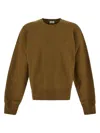 Saint Laurent Cassandre Sweatshirt In Brown