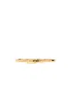Saint Laurent Logo Engraved Buckle Bracelet