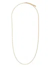 Saint Laurent Logo-engraved Chain Necklace In Gold