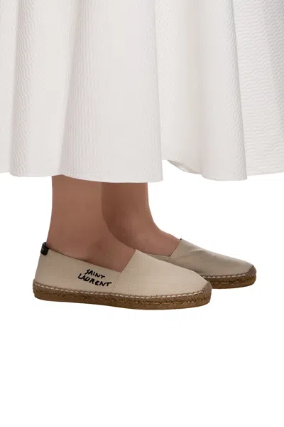 SAINT LAURENT SAINT LAURENT LOGO ESPADRILLES