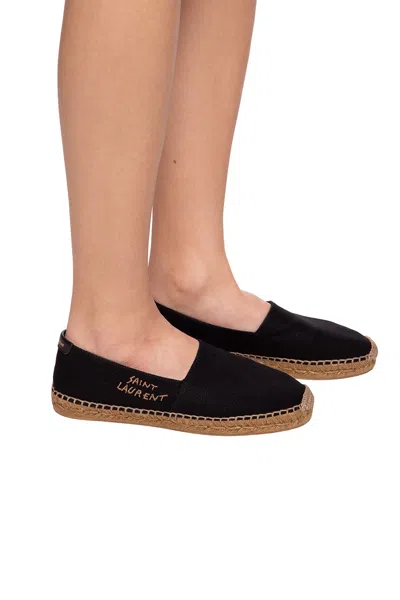 SAINT LAURENT SAINT LAURENT LOGO ESPADRILLES