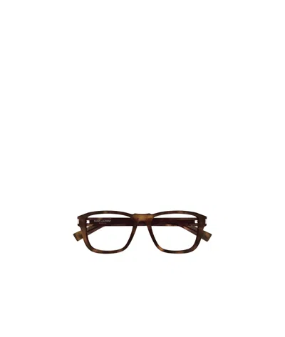 Saint Laurent Logo Flat Mirror In Black