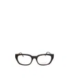Saint Laurent Logo Flat Mirror In Black
