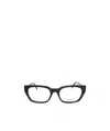 Saint Laurent Logo Flat Mirror In Black
