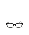 Saint Laurent Logo Flat Mirror In Black
