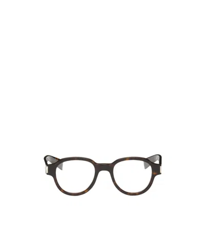 Saint Laurent Logo Flat Mirror In Black