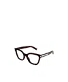 Saint Laurent Logo Flat Mirror In Black