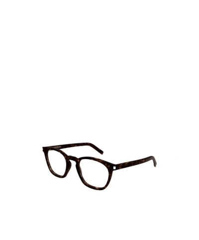 Saint Laurent Logo Flat Mirror In Black