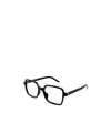Saint Laurent Logo Flat Mirror In Black