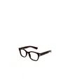 Saint Laurent Logo Flat Mirror In Black