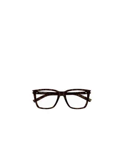 Saint Laurent Logo Flat Mirror In Black