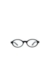 Saint Laurent Jeanne Oval-frame Acetate Glasses In Black