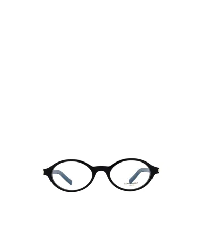 SAINT LAURENT SAINT LAURENT EYEWEAR JEANNE OVAL FRAME GLASSES