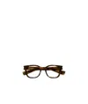 Saint Laurent Logo Flat Mirror In Brown
