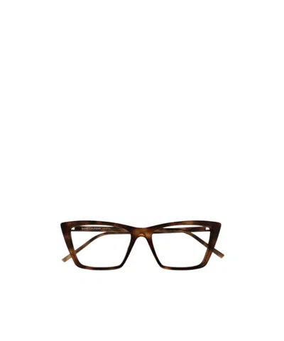 SAINT LAURENT SAINT LAURENT EYEWEAR CAT-EYE FRAME GLASSES