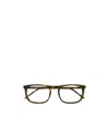 Saint Laurent Logo Flat Mirror In Green