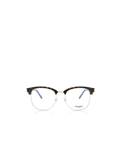 Saint Laurent Logo Flat Mirror In Multicolor