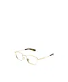 Saint Laurent Logo Flat Mirror In Nude