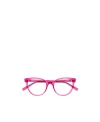Saint Laurent Logo Flat Mirror In Pink