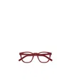 Saint Laurent Logo Flat Mirror In Red