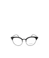 Saint Laurent Logo Flat Mirror In White