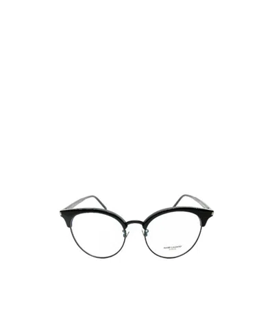 Saint Laurent Logo Flat Mirror In White