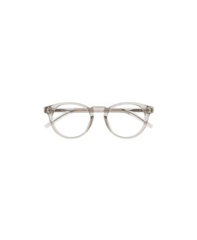 Saint Laurent Logo Flat Mirror In White