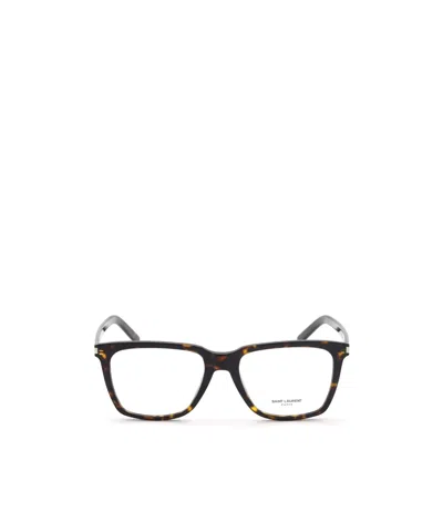 Saint Laurent Logo Flat Mirror In White