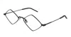 Saint Laurent Logo Flat Mirror In White