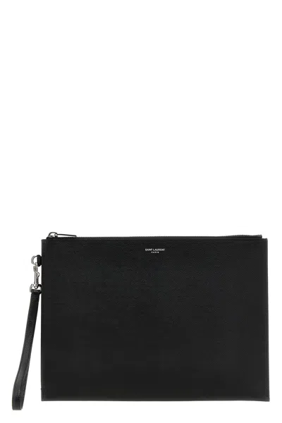 SAINT LAURENT LOGO I-PAD HOLDER