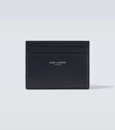 Saint Laurent Logo Leather Card Holder