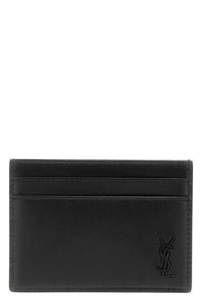 Saint Laurent Logo Leather Cardholder