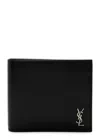 Saint Laurent Tiny Cassandre Wallet In Black