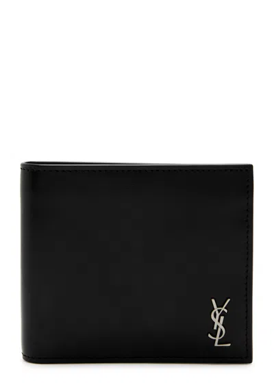 SAINT LAURENT SAINT LAURENT LOGO LEATHER WALLET