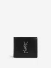 Saint Laurent Black Cassandra Wallet In Black