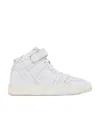 Saint Laurent Lax High-top Sneakers In White
