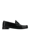 Saint Laurent Le Loafer Moccasins In Shiny Leather Scarpe Basse Black In Black