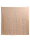 Saint Laurent Grand Impression Cashmere-blend Square Scarf In Beige