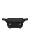 Saint Laurent Logo Nylon Crossbody Bag In Black