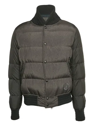 Pre-owned Saint Laurent Logo-patch Quilted Jacket