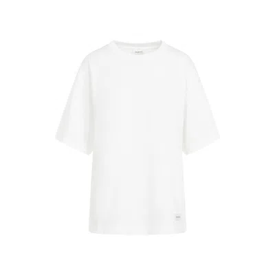 Saint Laurent Logo Patch T Shirt In White