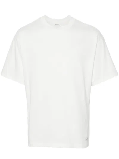 Saint Laurent Cotton And Modal T-shirt In White