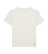 Saint Laurent Logo-patch T-shirt In White