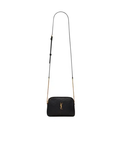 SAINT LAURENT SAINT LAURENT GABY QUILTED CHAIN POUCH