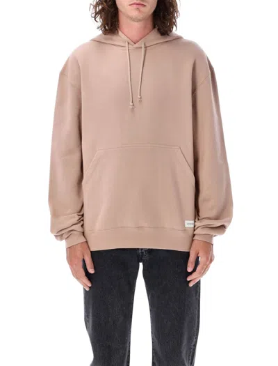 SAINT LAURENT SAINT LAURENT LOGO PLAQUE HOODIE