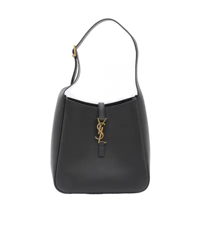SAINT LAURENT SAINT LAURENT LOGO PLAQUE SHOULDER BAG