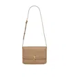 Saint Laurent Medium Solferino Shoulder Bag In Brown