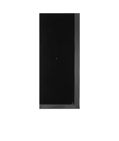 Saint Laurent Logo-plaque Silk Scarf In Black