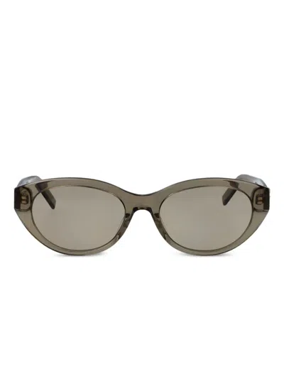 Saint Laurent Logo-plaque Sunglasses