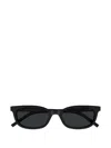 Saint Laurent Eyewear Rectangle Frame Sunglasses In Black